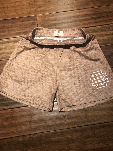 gucci shorts for sale|eric emanuel Gucci brown shorts.